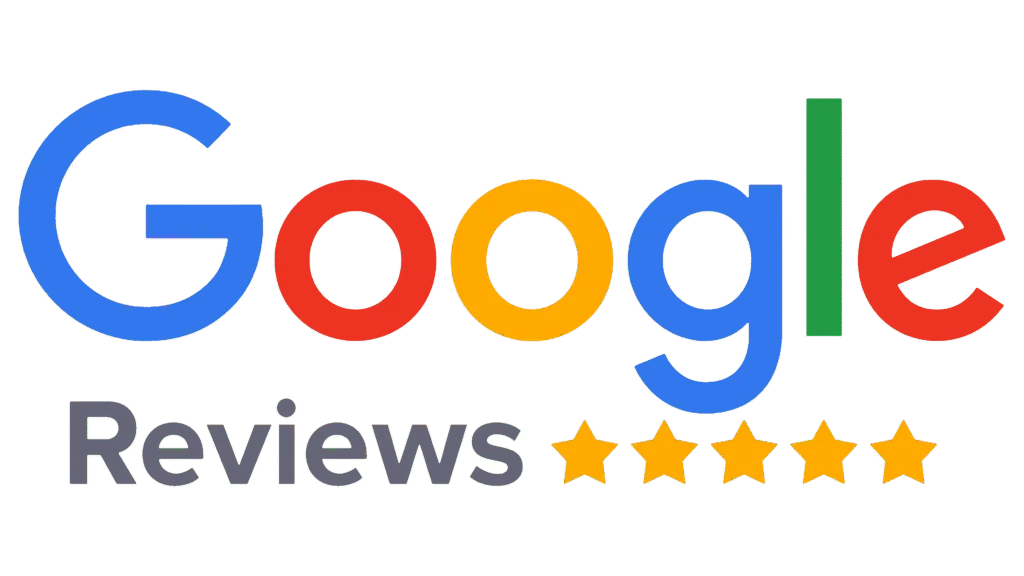 Google Reviews logo with five stars