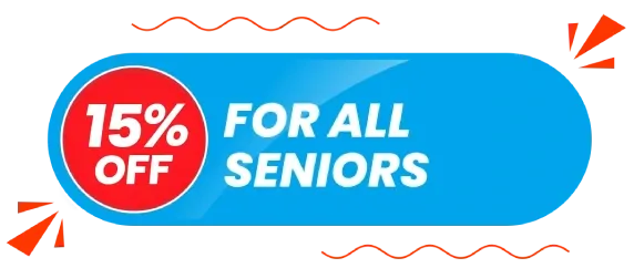 15% off plumbing for all seniors