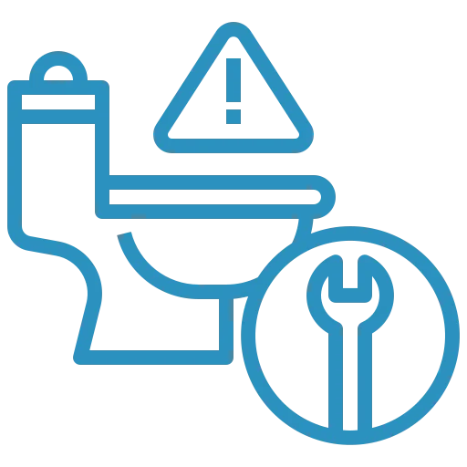 Toilet repairs icon