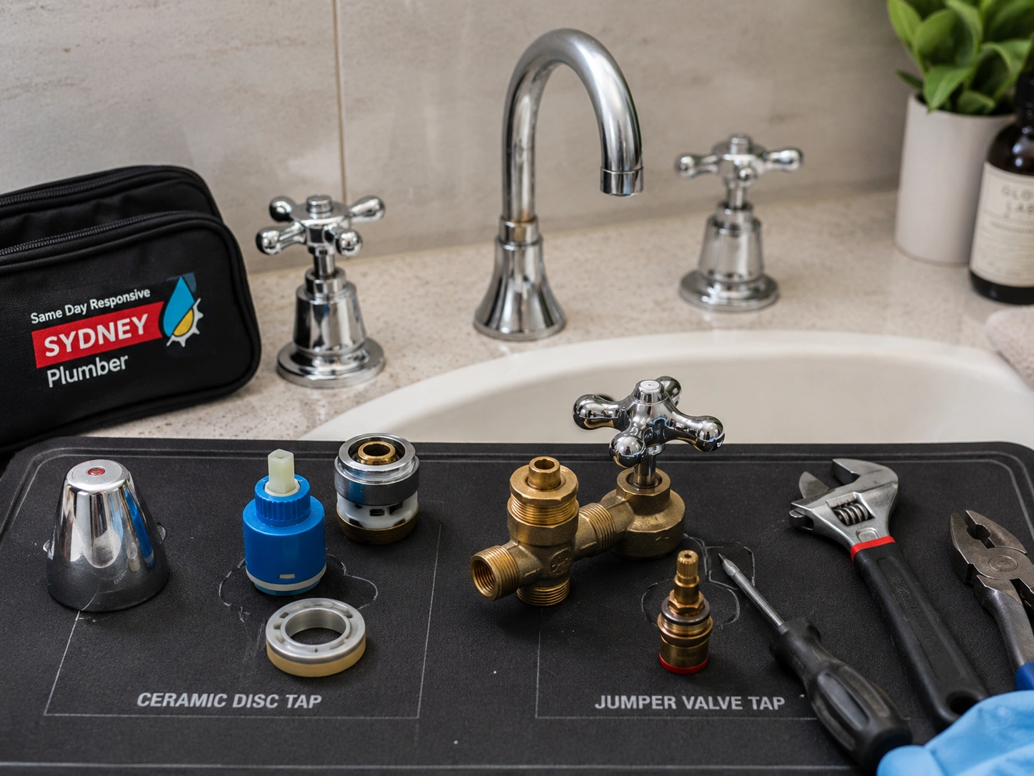 Ceramic Disc & Jumper Valve Taps in Sydney