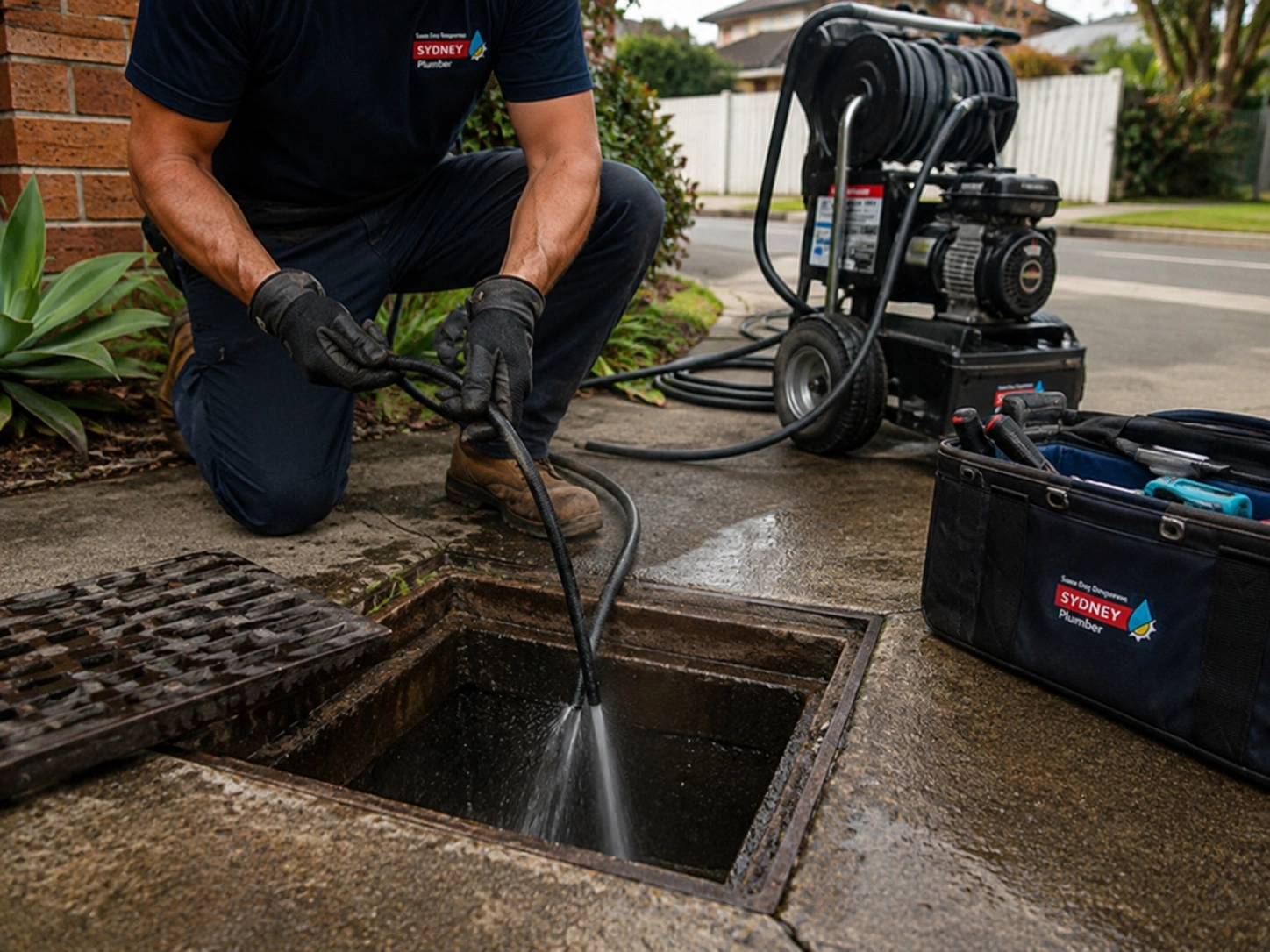 High-Pressure Water Jet Clearing in Sydney