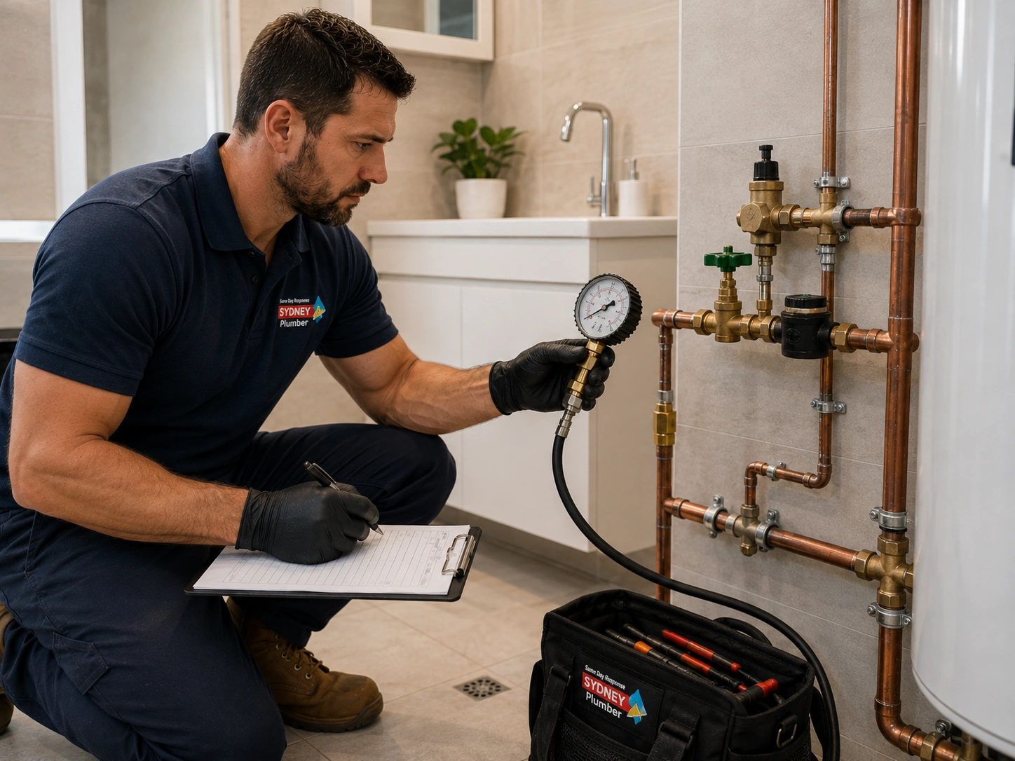 Water Pressure Testing in Sydney